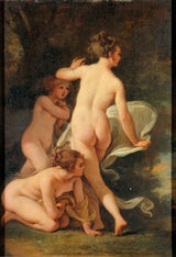 jacques-antoine-vallin-1780-nymfer-kunst-trykk-fin-kunst-reproduksjon-vegg-kunst