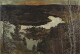 Хелмер-Осслунд-1910-јесен-Нордингра-уметност-штампа-ликовна-репродукција-зид-уметност-ид-а3је5пј62