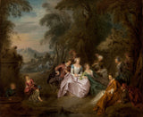 让-巴蒂斯特-约瑟夫-帕特-1730-在公园艺术印刷品精美艺术复制品墙艺术 id-a3jtbd1dr 中休息