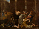 nicolas-poussin-1626-massakern-av-de-oskyldiga-konst-tryck-fin-konst-reproduktion-vägg-konst