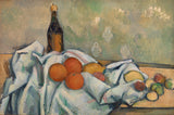 保羅·塞尚-1890-瓶子和水果-瓶子和水果-藝術印刷品-精美藝術-複製品-牆藝術-id-a3mida85g