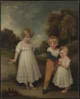 约翰·霍普纳-1796-萨克维尔儿童艺术印刷品美术复制品墙艺术 ID-a3moiv7cy
