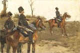 乔治-亨德里克-布赖特纳1880年-轻骑兵的艺术打印精细艺术复制品墙艺术ID A3MZJKI9A