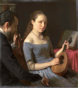 charles-van-beveren-1830-the-duet-art-print-fine-art-reproductie-muurkunst-id-a3n1uteqn