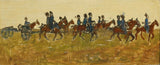 乔治·亨德里克·布雷特纳1880年-轻骑兵在机动艺术上打印精美的艺术复制品墙艺术id-a3oyl6rp0