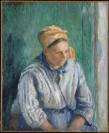 Camille-Pissarro-1880-Washerwoman-Study-Art-Print-Fine-Art-Reprodução-Wall-Art-Id-A3pq13mmv