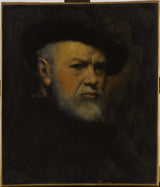 jean-jacques-henner-1890-self-portrait-art-print-fine-art-reproduction-wall-art 艺术