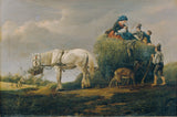 弗里德里希·奧古斯特·馬蒂亞斯·高爾曼-1824-the-hay-wain-藝術印刷品-精美藝術-複製品-牆藝術-id-a3qqonung