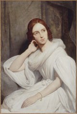 苏菲·玛丽·休伊特·南·苏菲·阿里·谢弗的肖像一般寡妇鲍德朗的艺术版画精美的艺术复制品墙上艺术