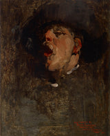 弗蘭克-杜韋內克-1878-自畫像-藝術-印刷-美術-複製-牆-藝術-id-a3u6txh3c