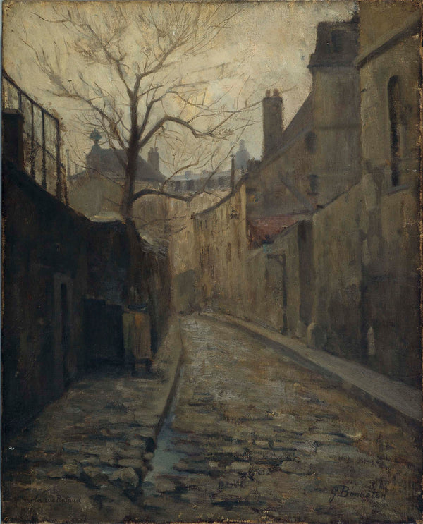 germain-eugene-bonneton-1900-the-street-rataud-art-print-fine-art-reproduction-wall-art