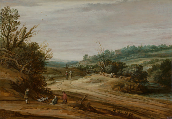 pieter-van-santvoort-1629-dune-landscape-with-a-country-road-art-print-fine-art-reproduction-wall-art-id-a3una7l8d