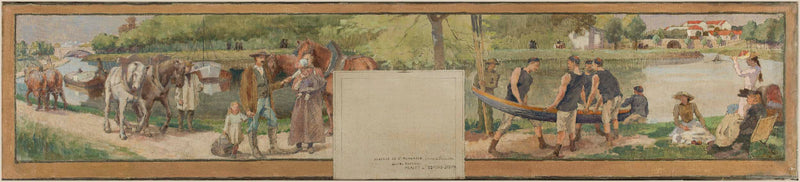 edmond-debon-1890-sketch-for-the-municipality-of-saint-maurice-landscape-the-banks-of-the-marne-in-the-hall-art-print-fine-art-reproduction-wall-art