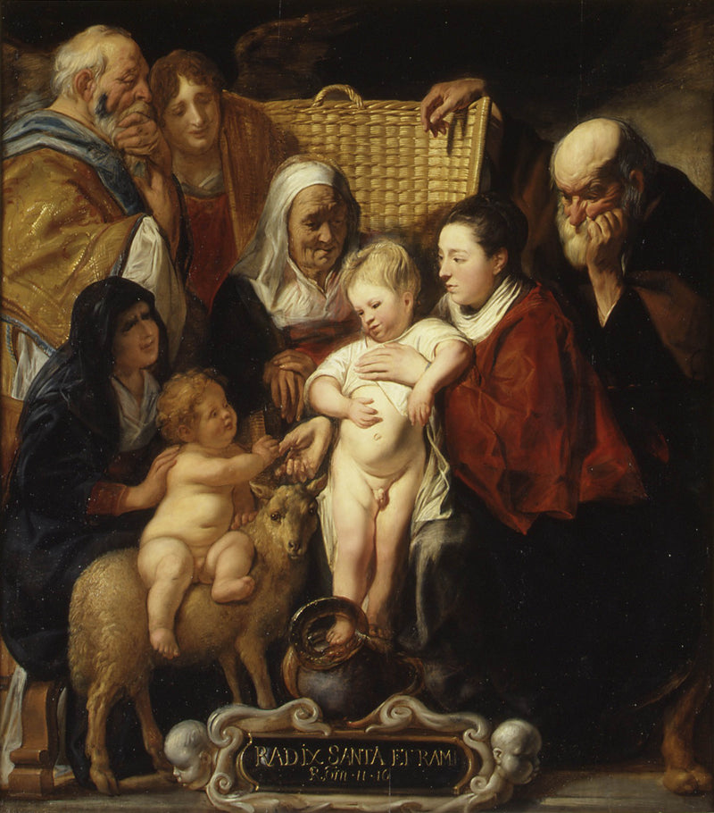jacob-jordaens-1620-the-holy-family-with-saint-anne-and-the-young-baptist-and-his-parents-art-print-fine-art-reproduction-wall-art-id-a3vcevqat