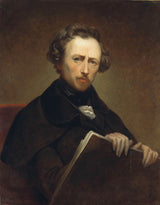 ary-scheffer-1838-auto-retrato-aos-43 anos-de-impressão-de-arte-reprodução-de-belas-artes-art-de-parede-id-a3vhccf94