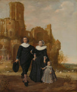 Herman-meynderts-doncker-1620-景觀藝術印刷品中的家庭肖像-美術複製品-牆藝術-id-a3wp953kf