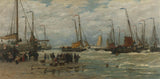hendrik-willem-mesdag-1875-pesca-rosa-em-ondas-quebra-arte-impressão-reprodução-de-finas-artes-arte-de-parede-id-a3xdj1nrn