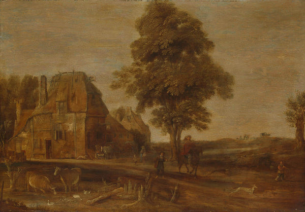 aert-van-der-neer-1639-landscape-with-watering-place-art-print-fine-art-reproduction-wall-art-id-a3xeg1jhy