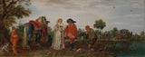 阿德里安-彼得斯-范-德-文纳-1625-春天会议艺术印刷美术复制品墙艺术 id-a3xtkwbix