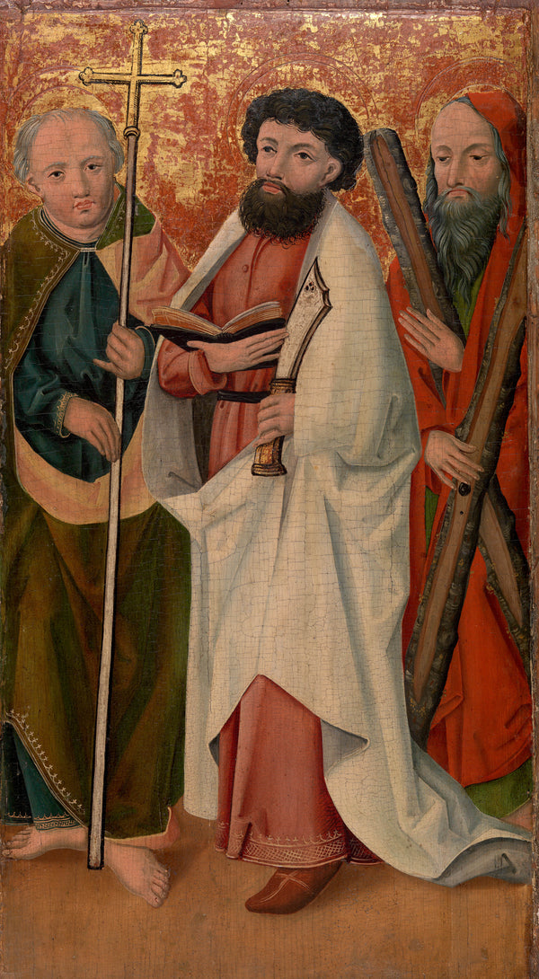 unknown-three-apostles-with-scepter-scimitar-and-cross-art-print-fine-art-reproduction-wall-art-id-a3y59gegf