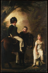 亨利·雷伯恩爵士 1808-德拉蒙德兒童藝術印刷美術複製品牆藝術 id-a4051u4e7