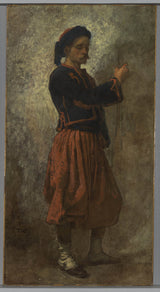 thomas-couture-1856-a-zouave-impressió-art-reproducció de belles-arts-wall-art-id-a40wkaynt