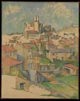 Paul-Cezanne-1885-Gardanne-art-print-fine-art-reprodukcija-zid-art-id-a417n02ys