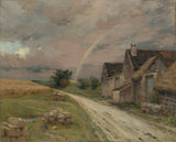 Jean-Charles-Cazin-1883-the-rainbow-Acheres-la-Foret-art-print-fine-art-reprodukčnej-wall-art-id-a419u4lnx