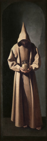 francisco-de-zurbaran-1635-st-francis-contempting-a-skull-art-print-fine-art-reproducción-wall-art-id-a427byn0j