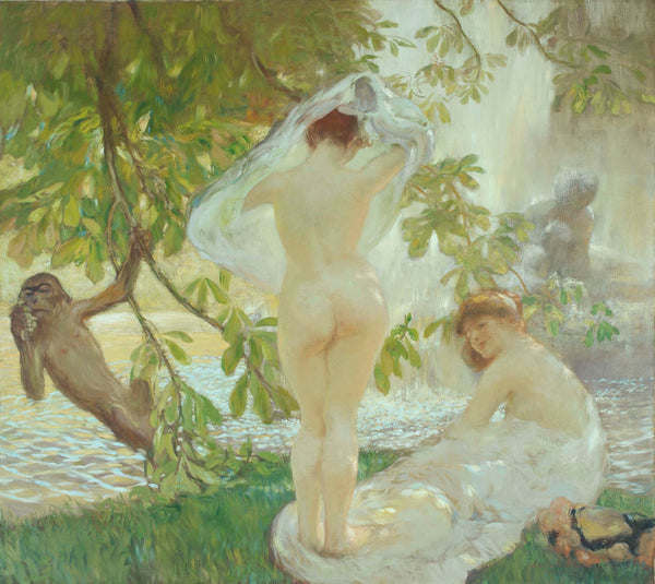 gaston-de-latouche-1913-the-removed-jacket-bathers-art-print-fine-art-reproduction-wall-art