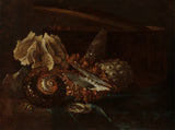威廉卡爾夫-1690-靜物與貝殼和珊瑚藝術印刷精美藝術複製品牆藝術 id-a43ffeasr