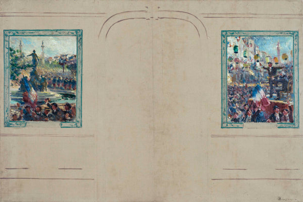 claude-charles-bourgonnier-1910-sketch-for-mayor-of-the-12th-arrondissement-of-paris-place-de-la-nation-bastilles-place-art-print-fine-art-reproduction-wall-art