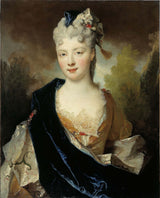 nicolas-de-largillierre-1714推测肖像的福特夫人的公爵夫人的艺术打印精美的艺术复制品墙壁艺术