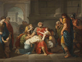 贝尼涅·加格纳罗1784年，盲目的俄狄浦斯赞美他的孩子们向上帝打印艺术精美的艺术复制品墙艺术IDa43y97hz3