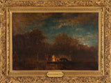 費利克斯齊姆-1870-威尼斯在黃昏時離開法國花園藝術印刷品美術複製品牆藝術