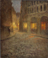 fernand-maillaud-1902-the-rue-de-la-montagne-sainte-genevieve-art-print-incəsənət-reproduksiya-divar-art