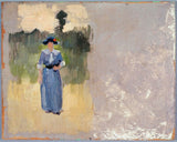 ernest-jules-renoux-1913-tegelaste-uurimus-kursuse-kuninganna-kunstitrükk-kauni-kunsti-reproduktsioon-seinakunst