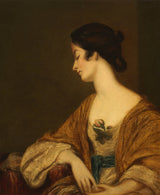 følger-af-joshua-reynolds-18. århundrede-portræt-af-mrs-george-collier-art-print-fine-art-reproduction-wall-art-id-a44xqd4xo