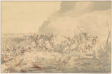查爾斯·羅楚森-1824-16 世紀騎兵和步兵之間的戰鬥服裝藝術印刷精美藝術複製品牆藝術 id-a454ddmlo