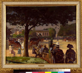 歐內斯特·儒勒·雷諾-1908-粉紅宮殿藝術印刷美術複製品牆壁藝術