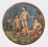 Pinturicchio-1509-Bacchus-pan-og-Silenus-art-print-fine-art-gjengivelse-vegg-art-id-a4724j2eu