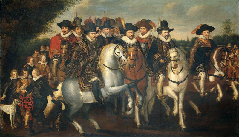 unknown-1625-prince-maurice-accompanied-by-his-two-brothers-frederick-art-print-fine-art-reproduction-wall-art-id-a47ra6l5k