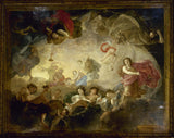 charles-atelier-de-le-brun-1652-sự trỗi dậy của bình minh-còn được gọi là-apollo-và-giờ-nghệ thuật-in-mịn-nghệ-tái tạo-tường-nghệ thuật