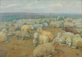 rudolf-konopa-1904-sheep-park-art-print-fine-art-reproductie-muurkunst-id-a48cml872