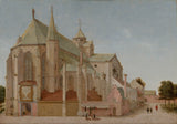 pieter-saenredam-1659-the-mariaplaats-with-the-marienkirche-in-utrecht-art-print-reprodukcija-likovne-umetnine-wall-art-id-a48w5dsc6