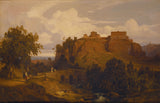 亚历山德罗-卡斯特里（Alessandro-castelli）1838年的景观向阿尔迪艺术打印精细艺术复制墙艺术ID A49D27V60