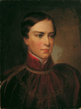 迈克尔·莫里茨·达芬格-1849-年轻的皇帝弗朗茨·约瑟夫一世艺术印刷品美术复制品墙艺术 id-a49xvqhdi