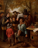 jan-steen-1651-wyrywacz-zębów-sztuka-druk-reprodukcja-dzieł sztuki-ścienna-id-a4a07s931