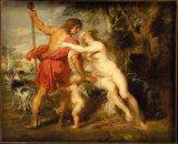 彼得·保羅·魯本斯-1630-維納斯和阿多尼斯-藝術印刷-美術複製品-牆藝術-id-a4a8zfed7