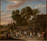 david-teniers-die-jonger-1660-boere-dans-en-smul-kunsdruk-kuns-reproduksie-muurkuns-id-a4am74czh